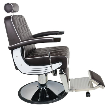 ActivShop GABBIANO FOTEL BARBERSKI IMPERIAL BRĄZOWY